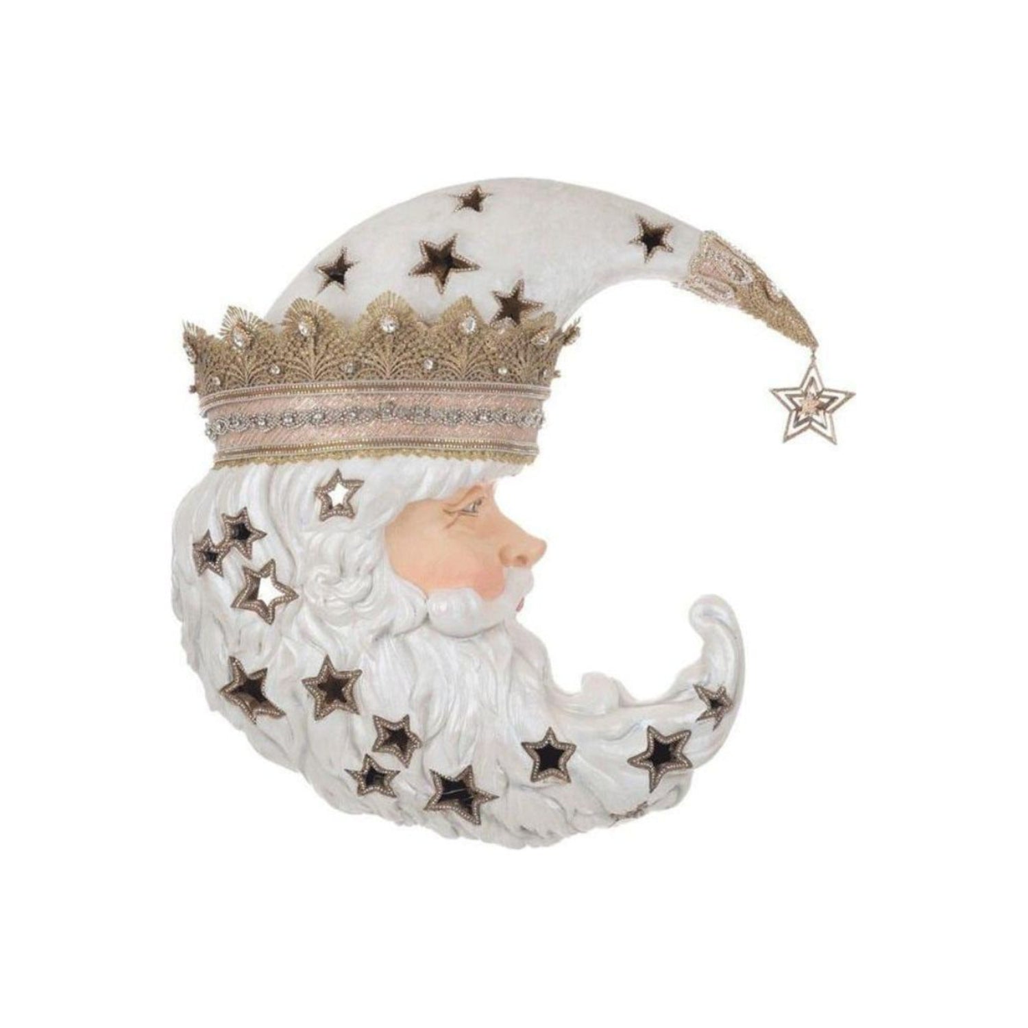 Shop For 21" Celestial Santa Wall Mask with Lights