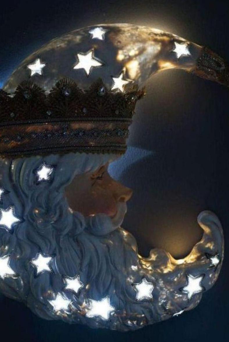 Shop For 21" Celestial Santa Wall Mask with Lights