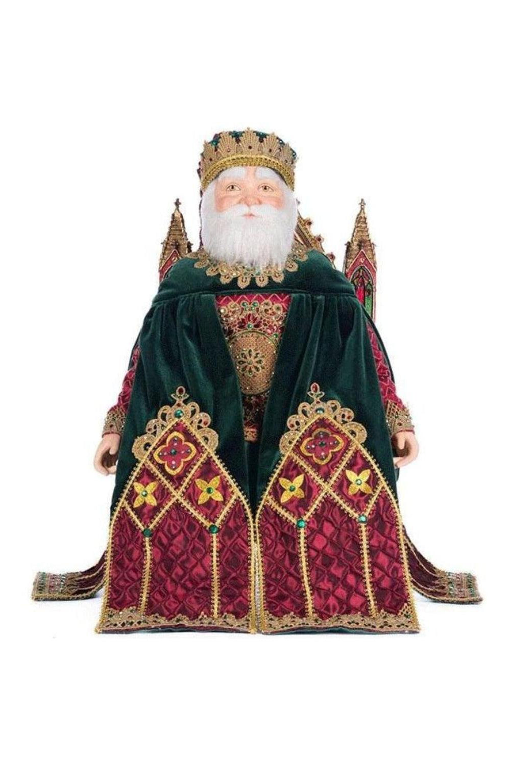 21" Christmas Castle Santa Chair