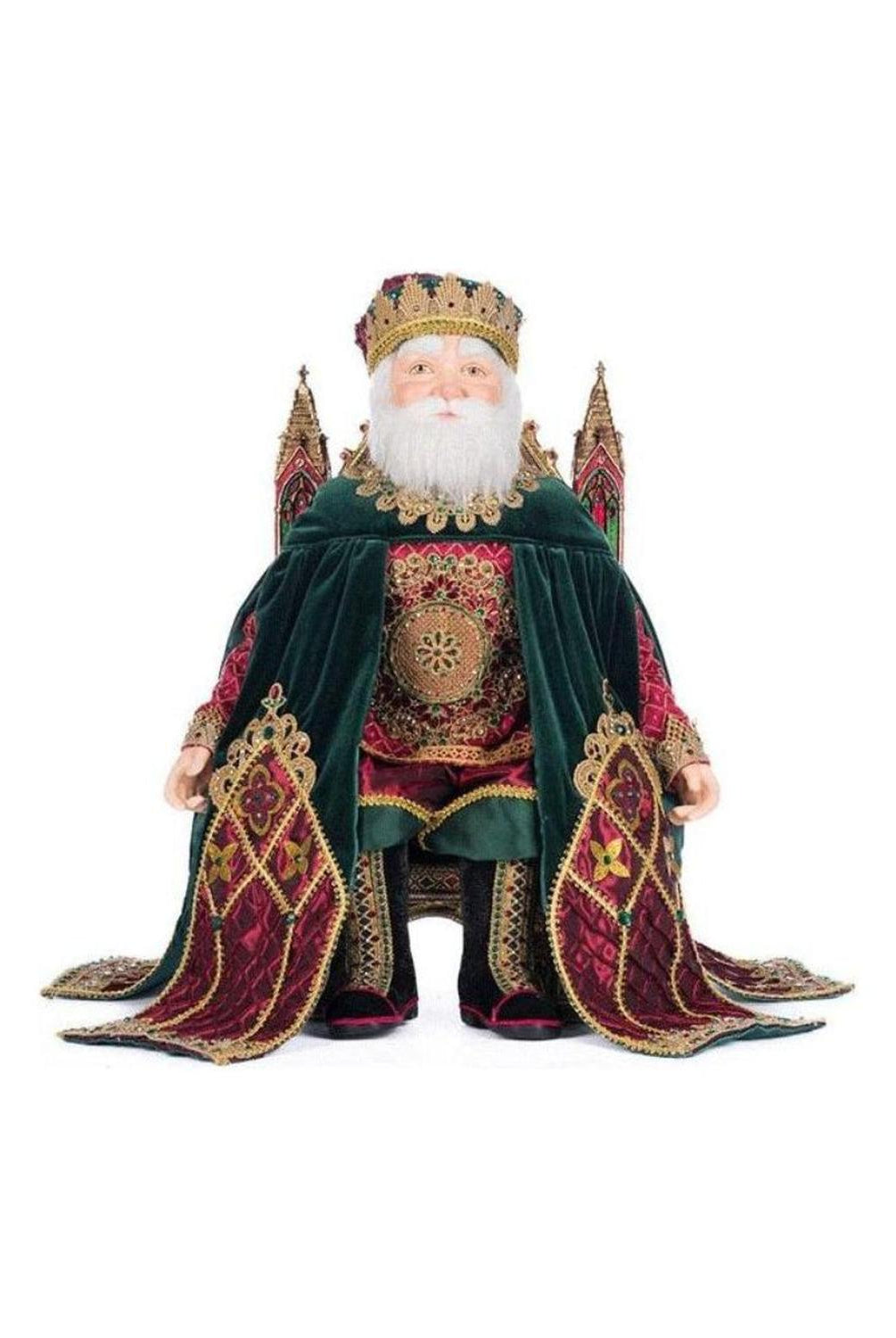 21" Christmas Castle Santa Chair