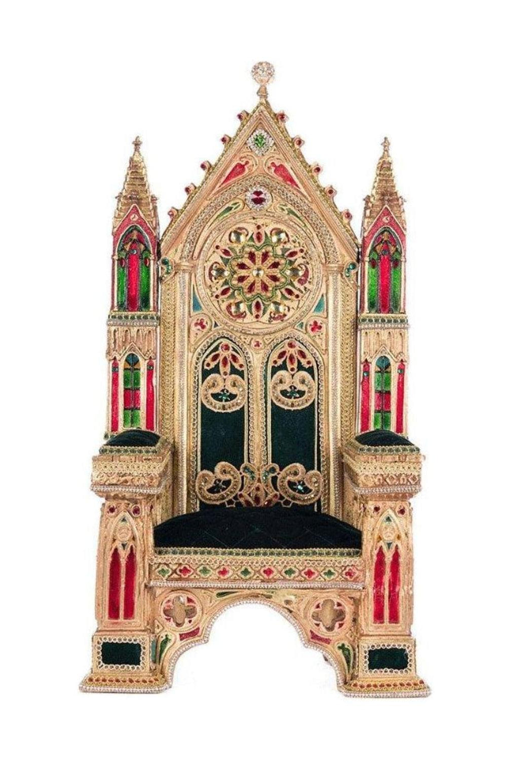 21" Christmas Castle Santa Chair