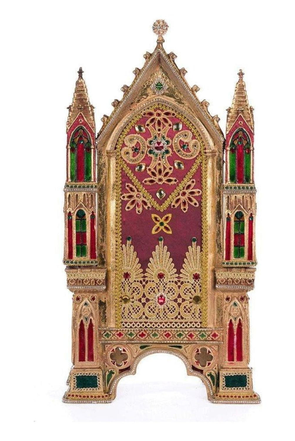 21" Christmas Castle Santa Chair