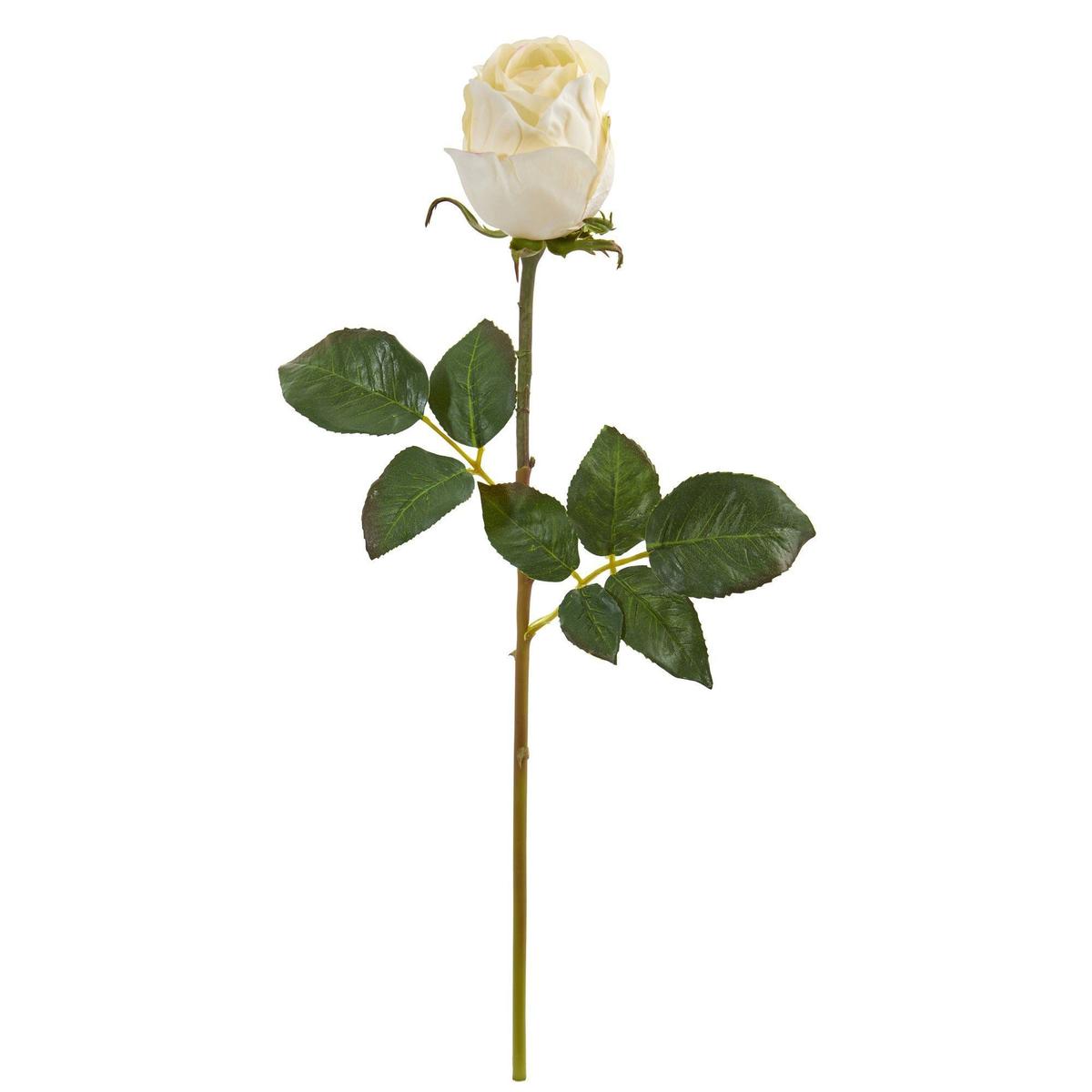 Shop For 21” Rose Bud Artificial Flower (Set of 6)