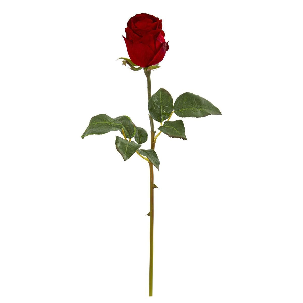 Shop For 21” Rose Bud Artificial Flower (Set of 6)