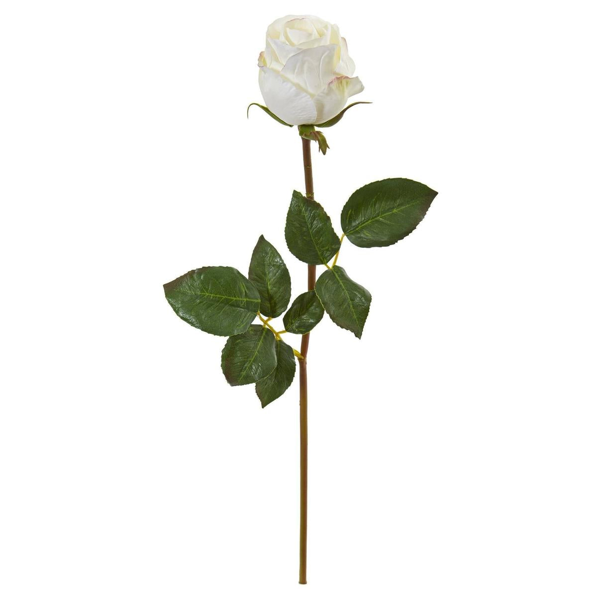 Shop For 21” Rose Bud Artificial Flower (Set of 6)