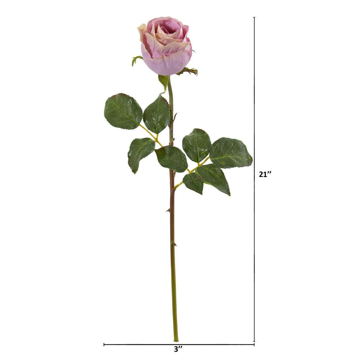 Shop For 21” Rose Bud Artificial Flower (Set of 6)