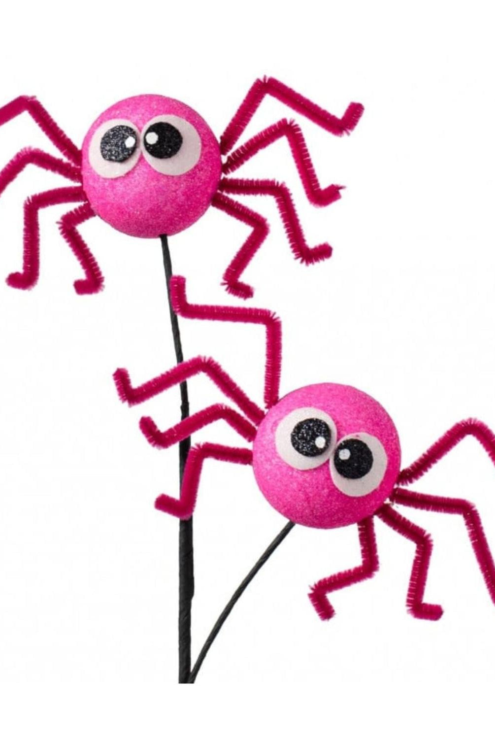 21" Silly Spider Spray: Pink