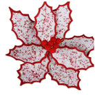 Shop For 22" Confetti Poinsettia Stem: Red