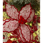 Shop For 22" Confetti Poinsettia Stem: Red