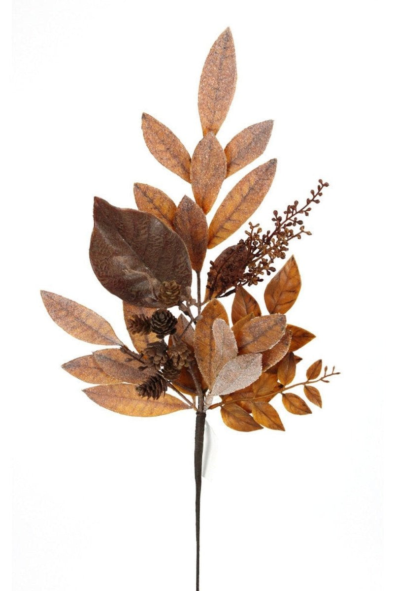Shop For 22in Fall Bay Leaf Spray