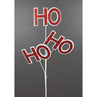 Shop For 23" Glitter Ho Ho Ho Spray: Red & White