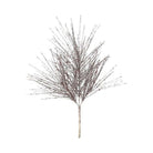 Shop For 23" Glitter Long Needle Pine Spray: Silver/Red