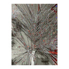 Shop For 23" Glitter Long Needle Pine Spray: Silver/Red
