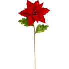Shop For 23" Red Velvet Poinsettia Pick