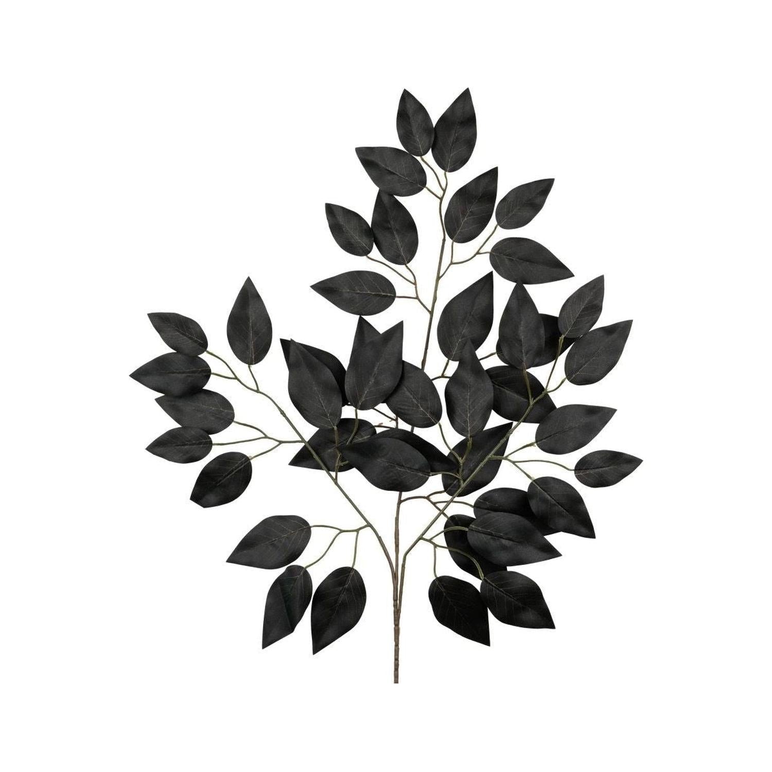 Shop For 23" Silk Ficus Spray: Black (Set of 12)