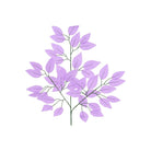 Shop For 23" Silk Ficus Spray: Lavender (Set of 12)