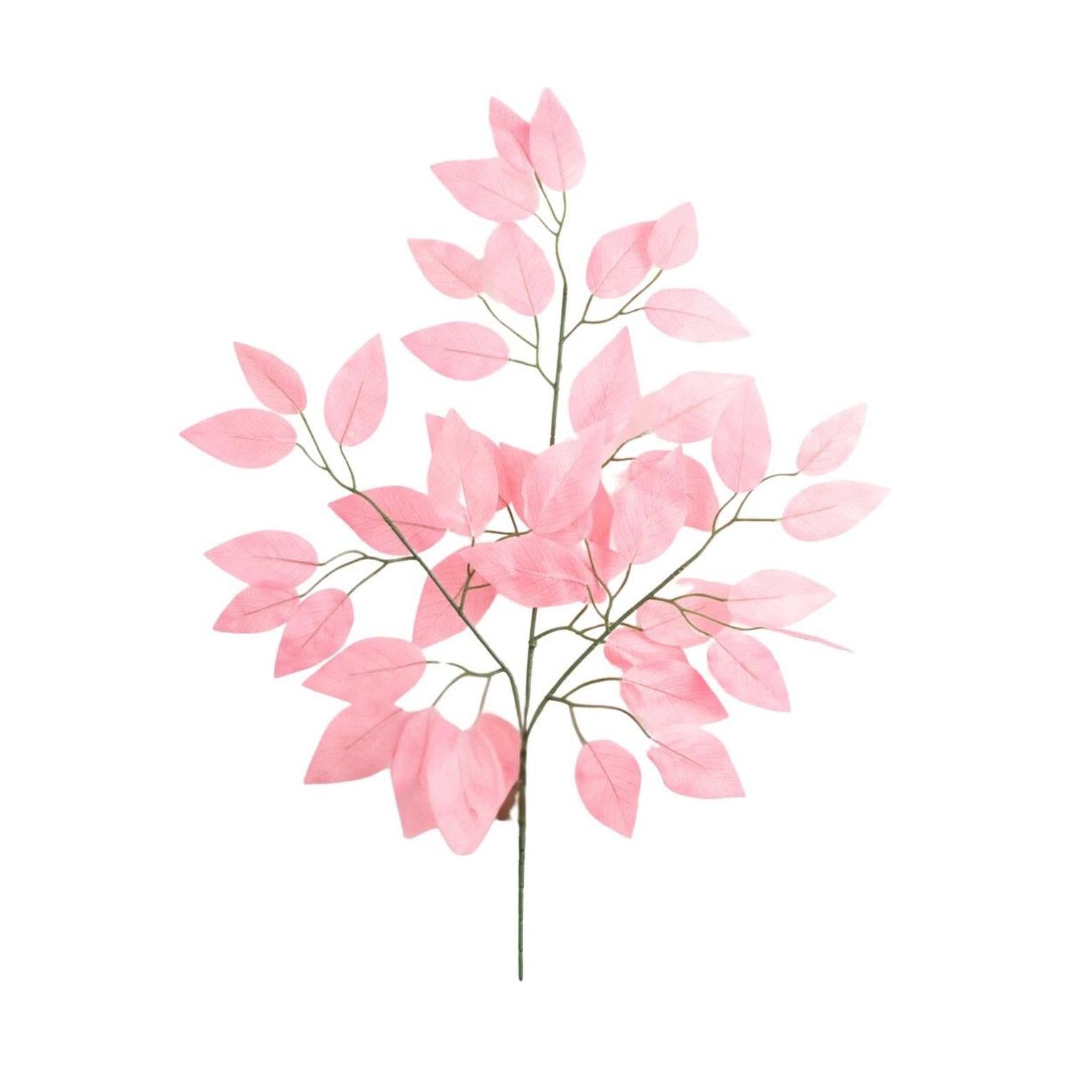 Shop For 23" Silk Ficus Spray: Light Pink (Set of 12)