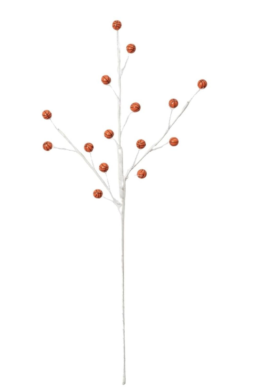 23" Wood Bead Sports Ball Spray: Basketball
