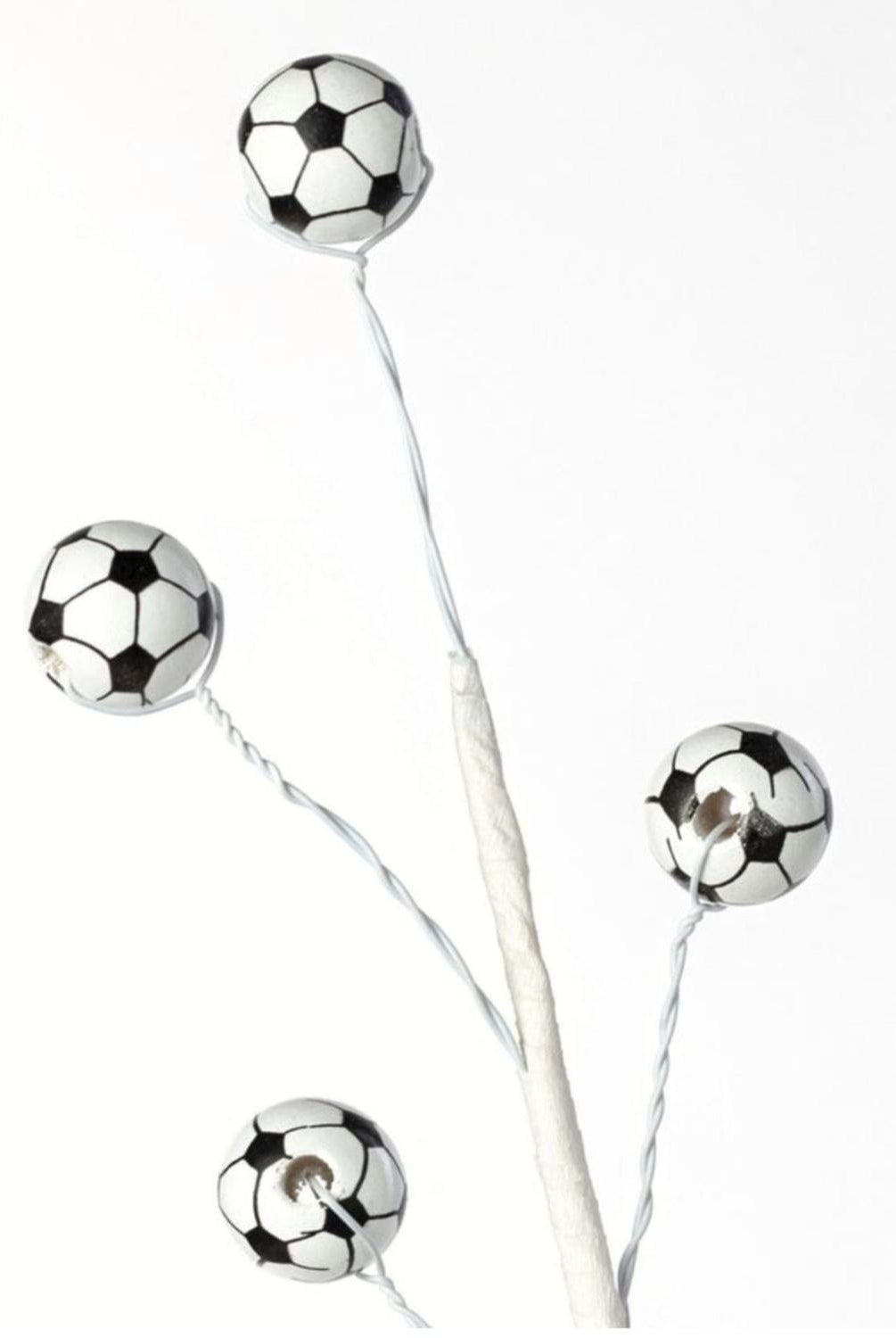 23" Wood Bead Sports Ball Spray: Soccer