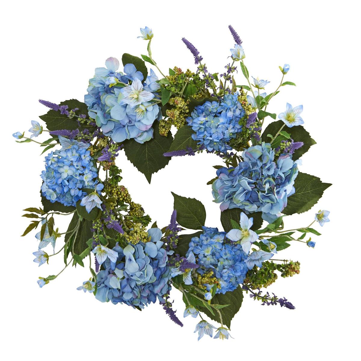 Shop For 24” Artificial Hydrangea Wreath