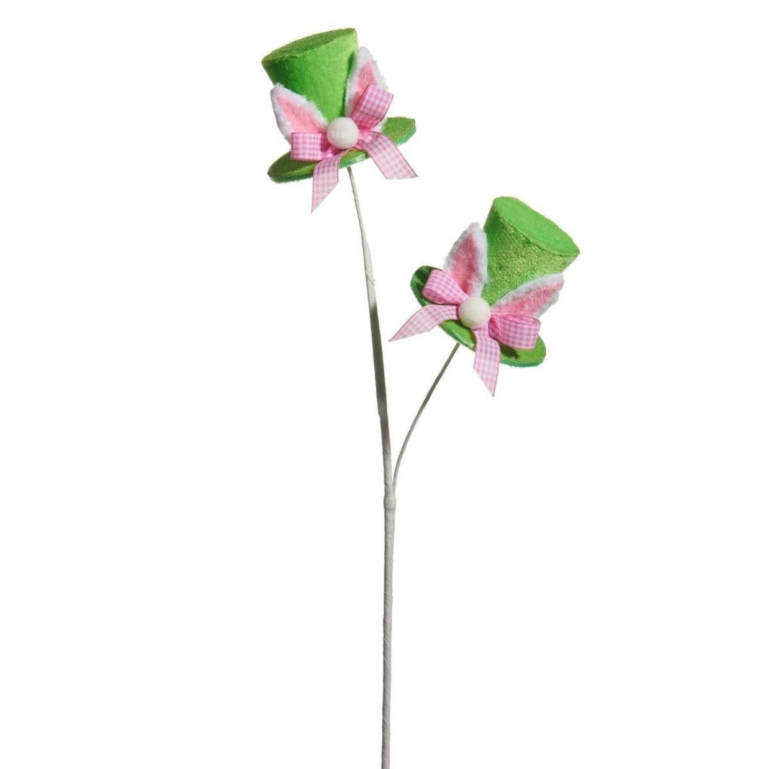 24" Bunny Hat Pick: Green