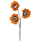 Shop For 24" Eyeball Flower Spray: Orange
