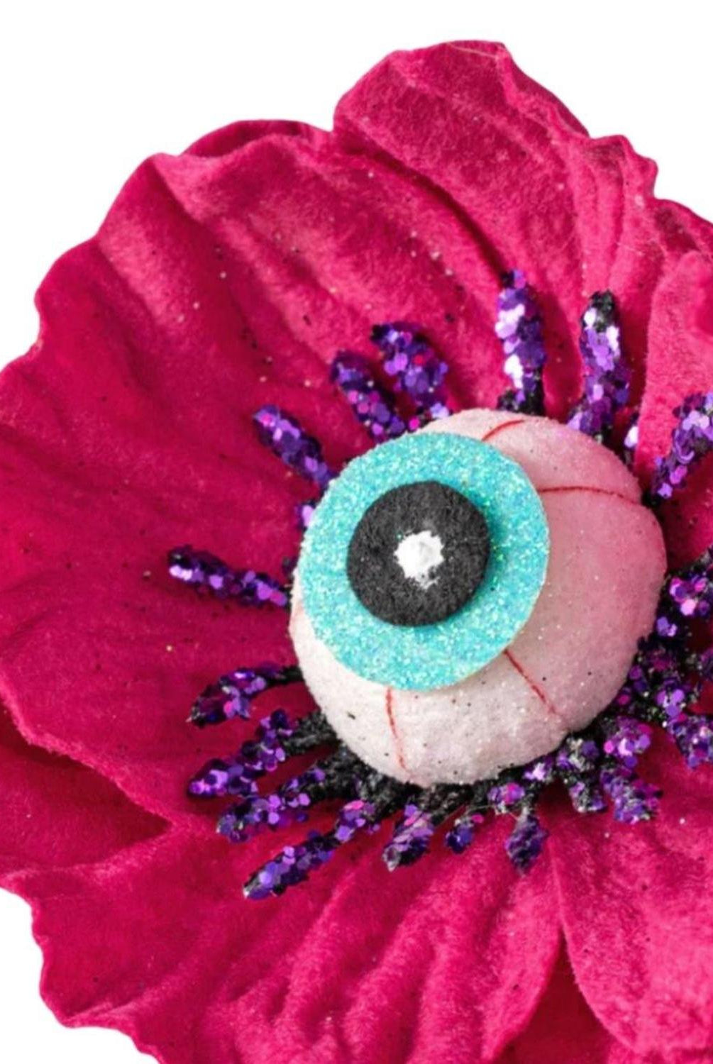 24" Eyeball Flower Spray: Pink