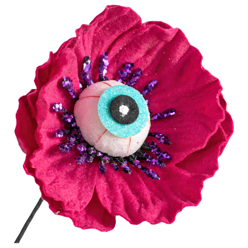 Shop For 24" Eyeball Flower Spray: Pink