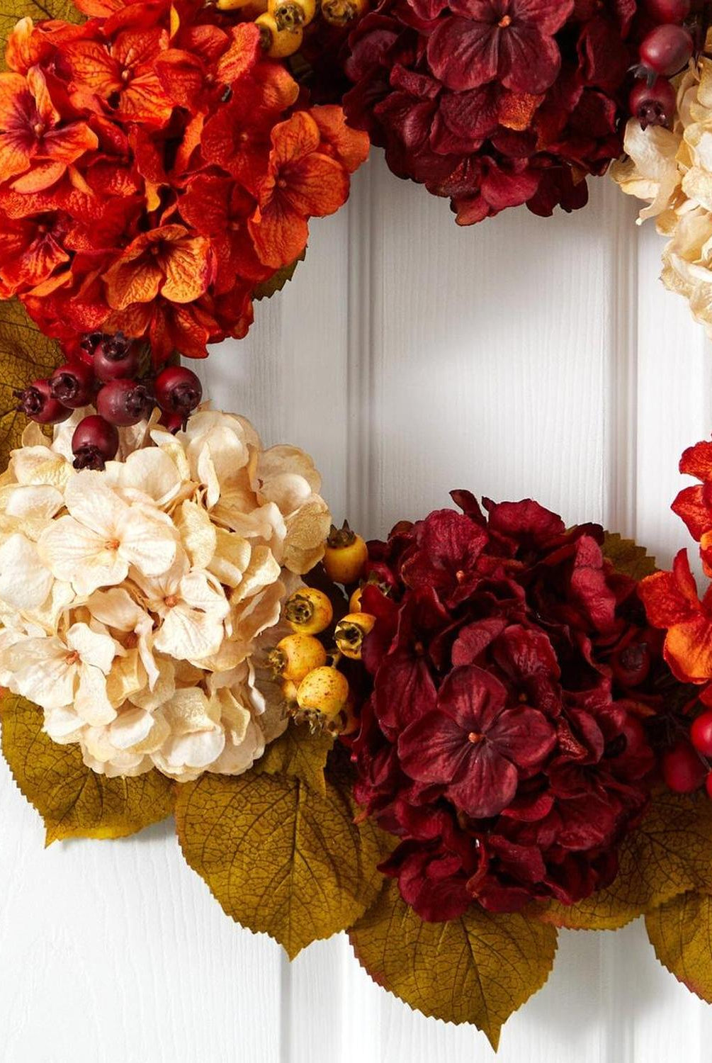 24” Fall Hydrangea Wreath