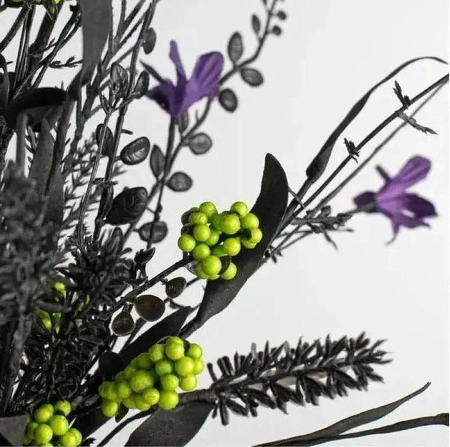 Shop For 24" Filler & Berry Spray: Purple/Lime/Black