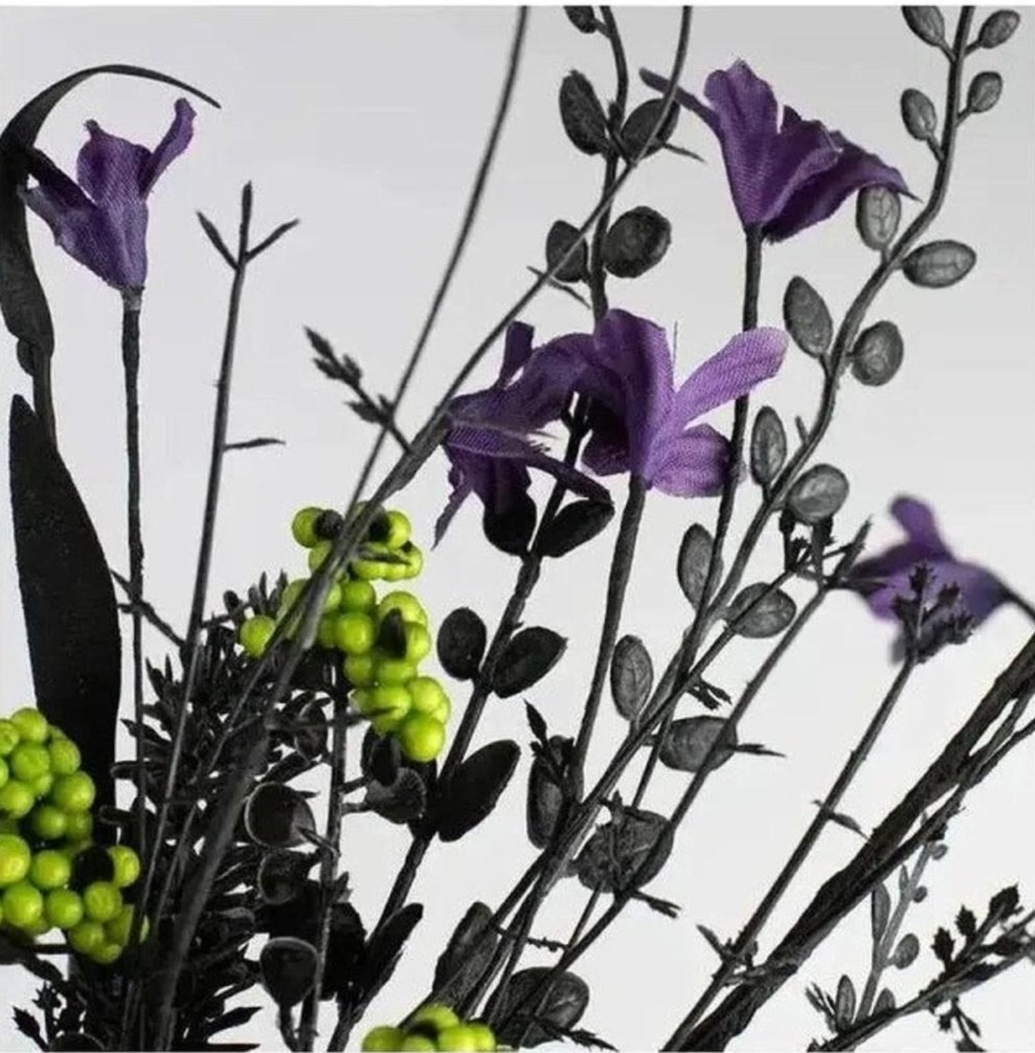 Shop For 24" Filler & Berry Spray: Purple/Lime/Black