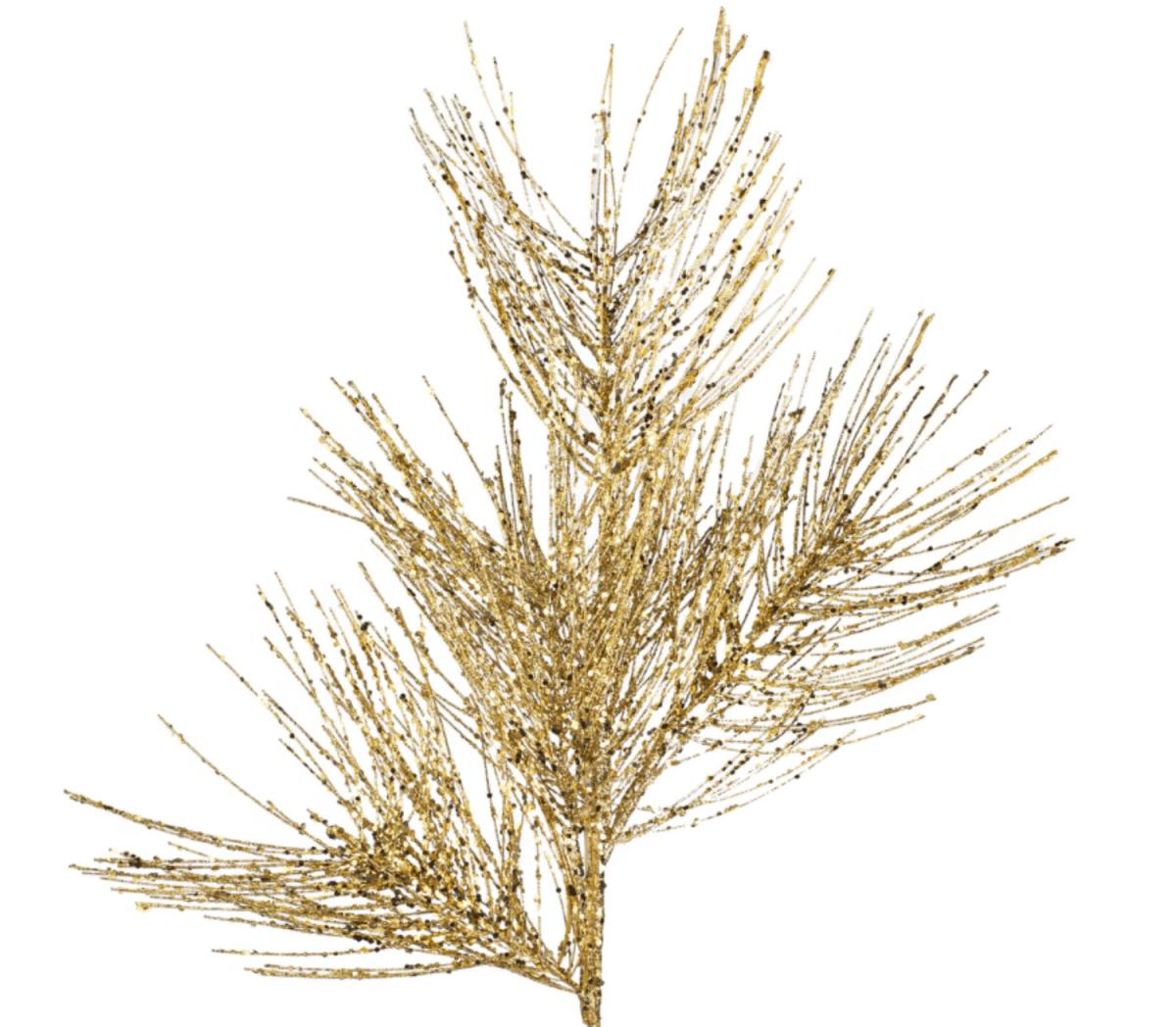 Shop For 24" Glitter Pine Pick: Champagne