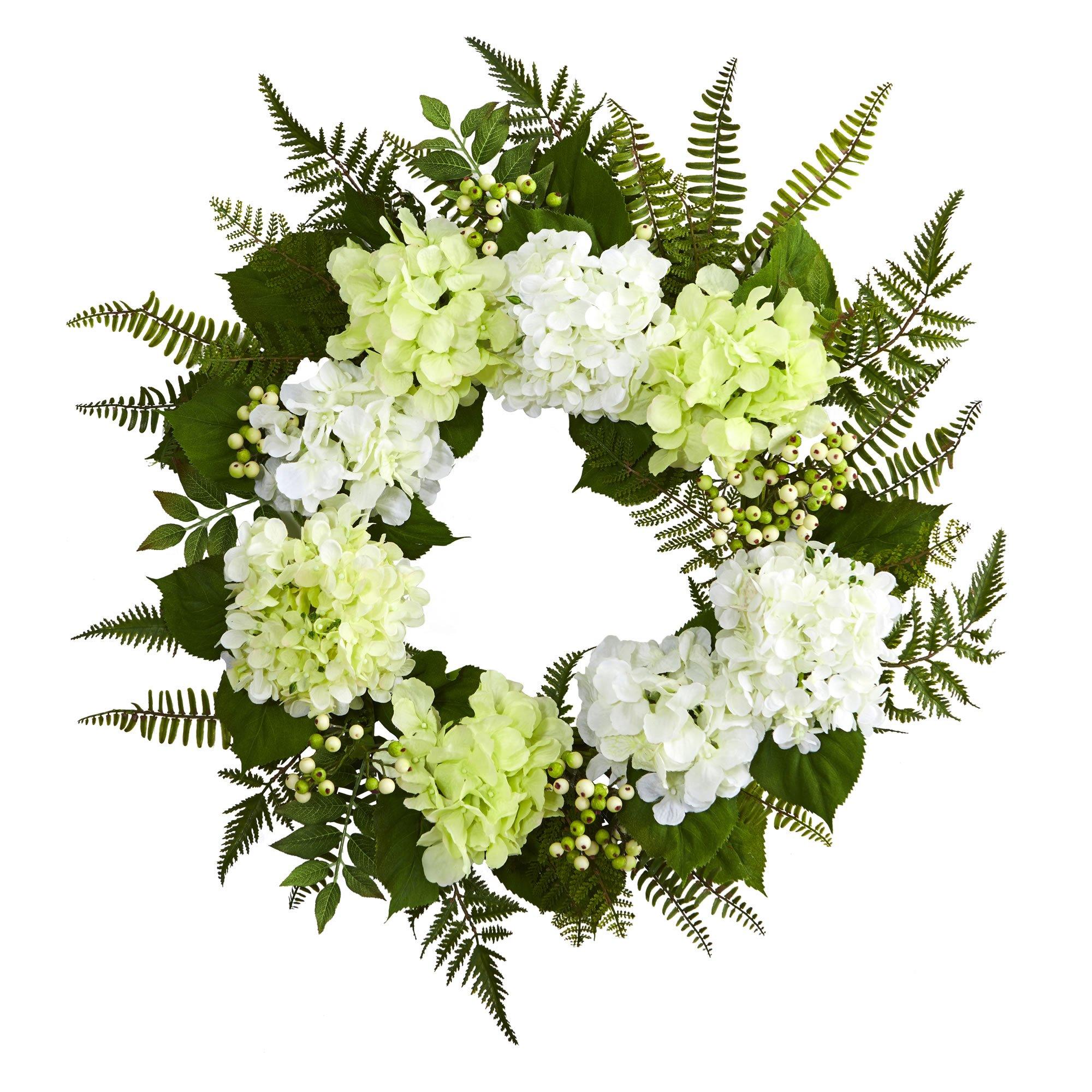 Shop For 24” Hydrangea Berry Wreath