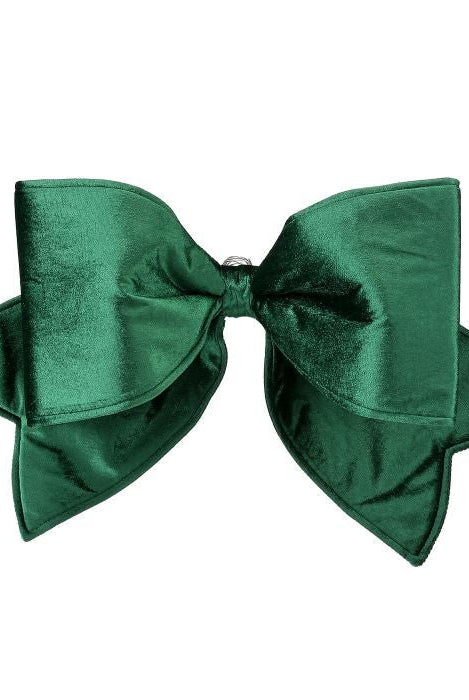 Shop For 24 inch Velvet Padded Bow Outdoor UV - Resistant: Green