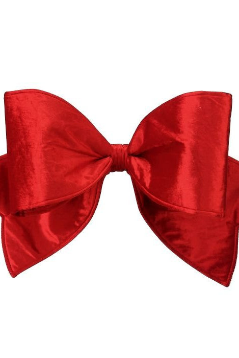 Shop For 24 inch Velvet Padded Bow Outdoor UV - Resistant: Red