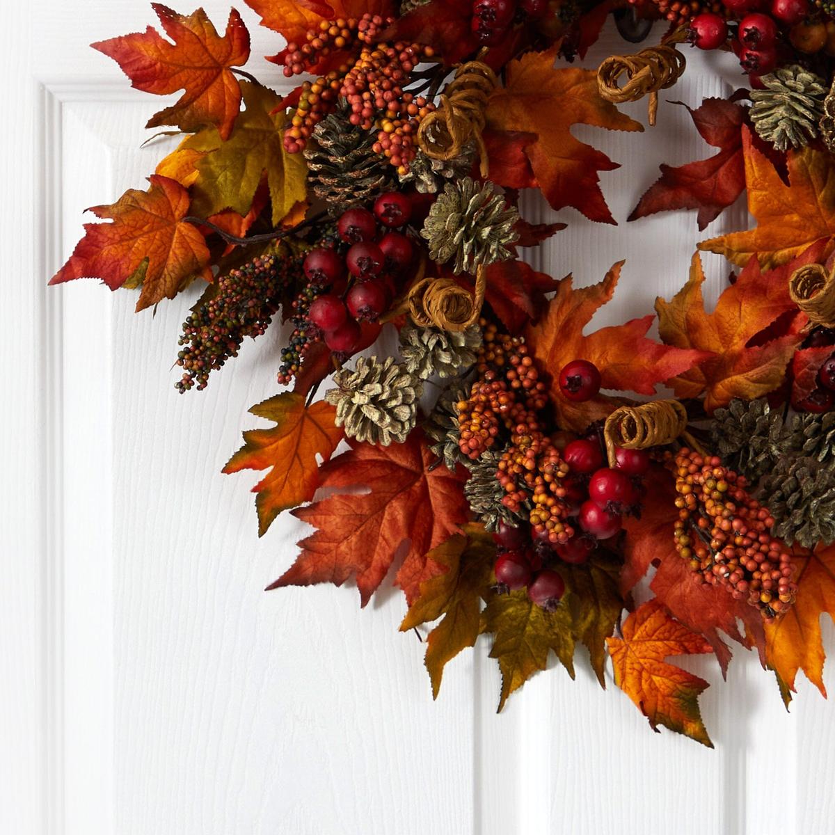 Shop For 24” Maple and Berry Wreath