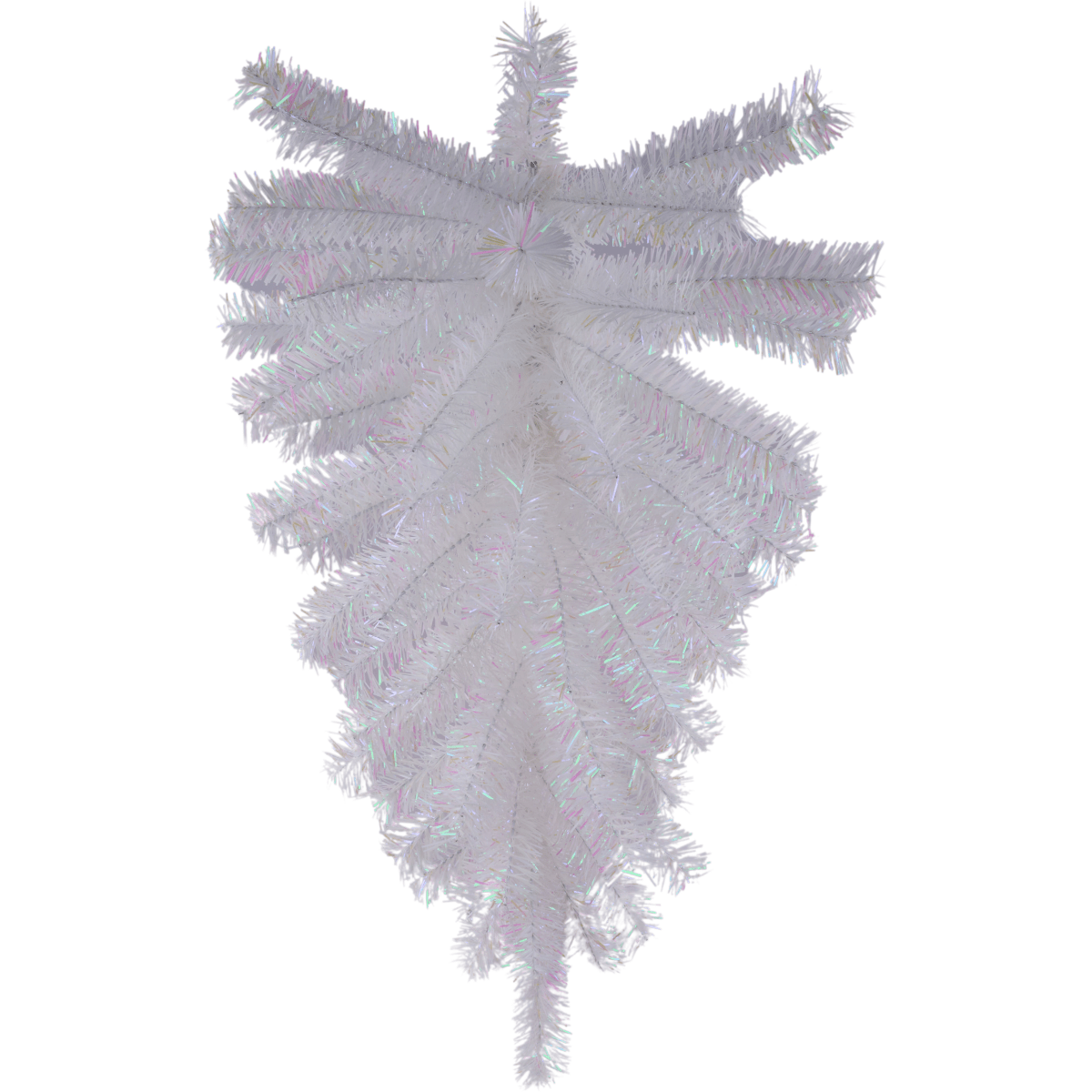 Shop For 24" Metallic Teardrop Swag: Iridescent White