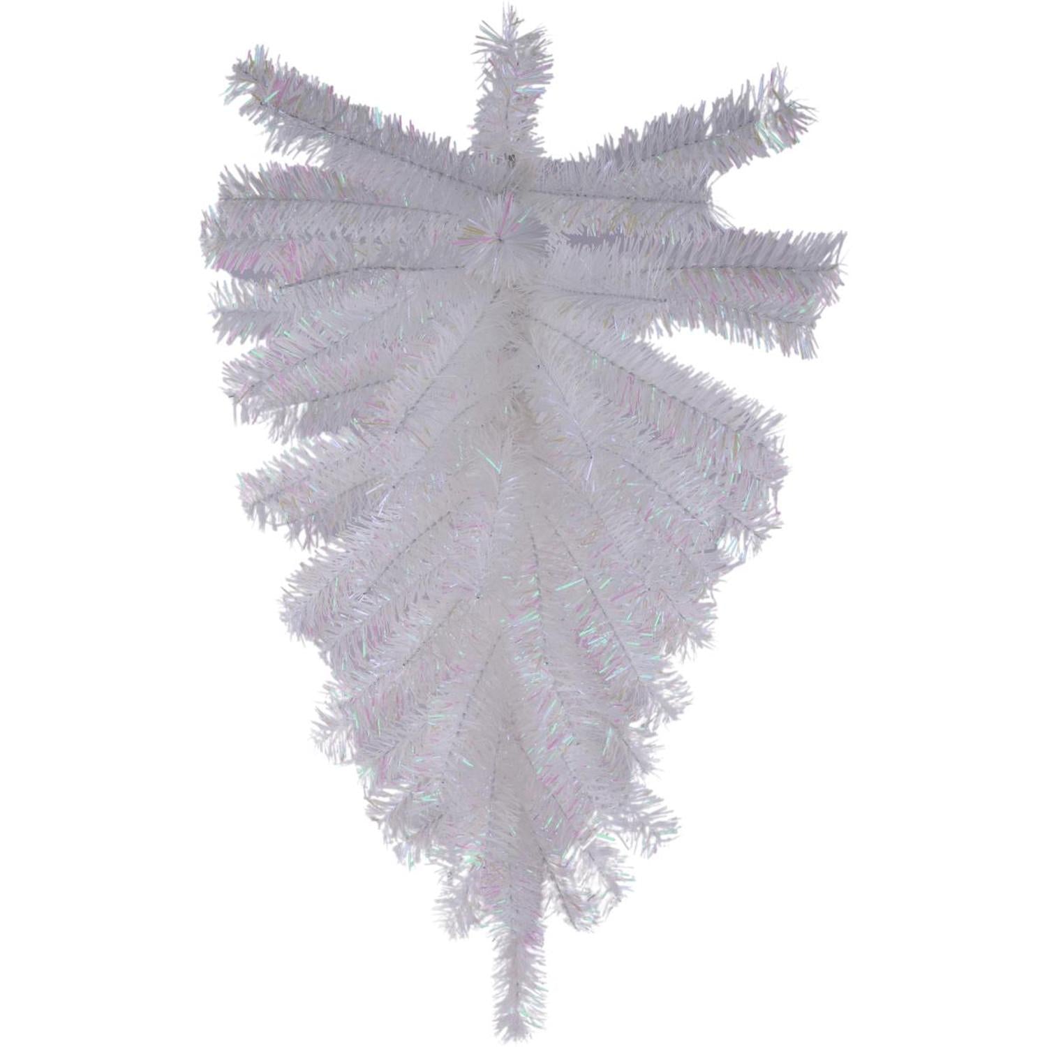 Shop For 24" Metallic Teardrop Swag: Iridescent White