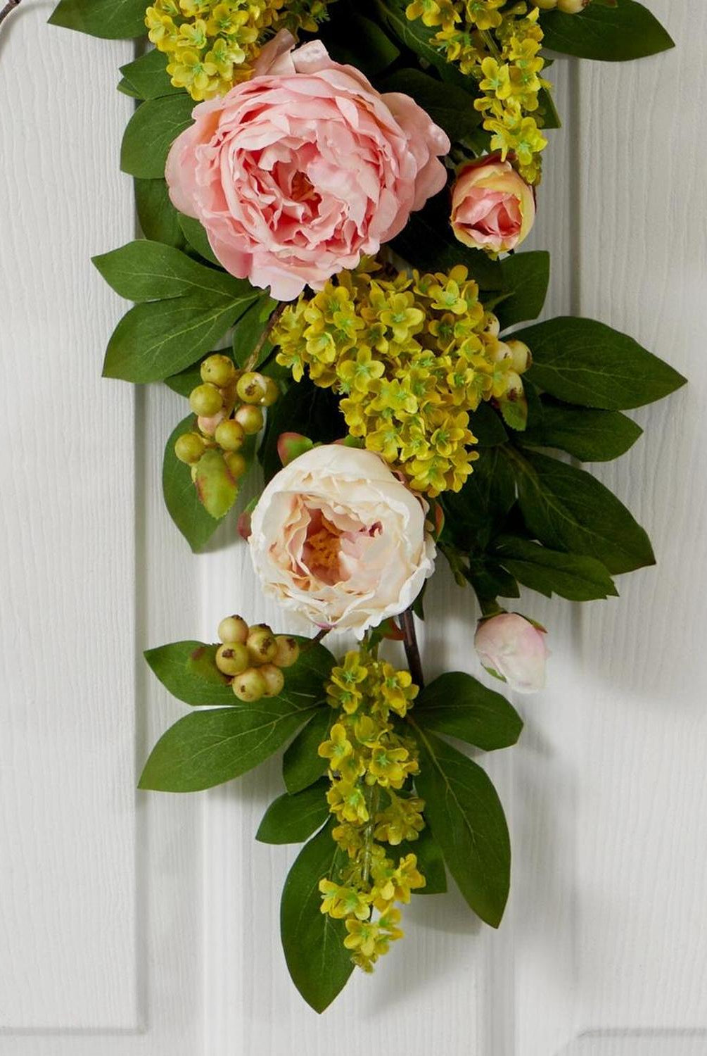 24'' Mixed Peony & Hydrangea Teardrop