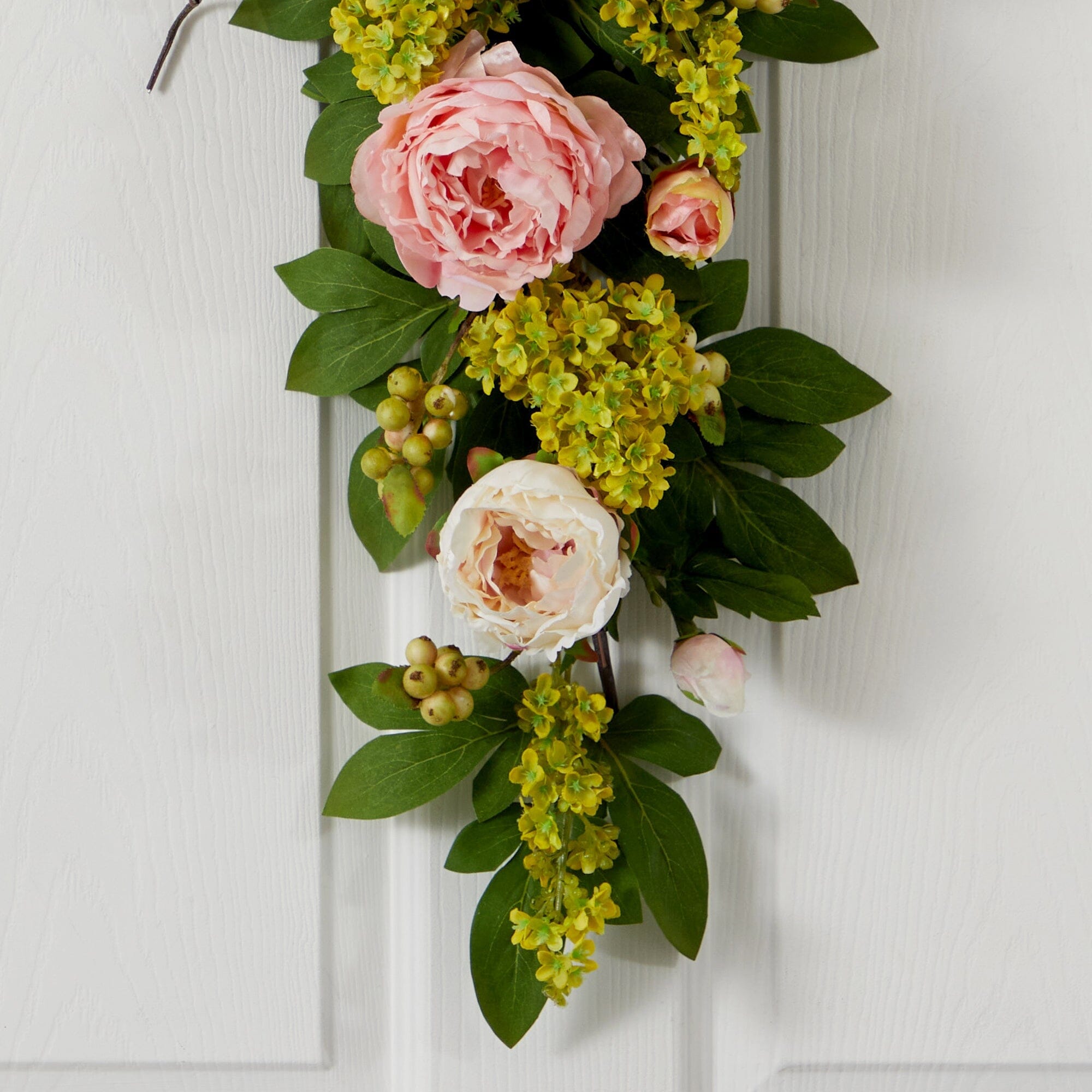 Shop For 24'' Mixed Peony & Hydrangea Teardrop