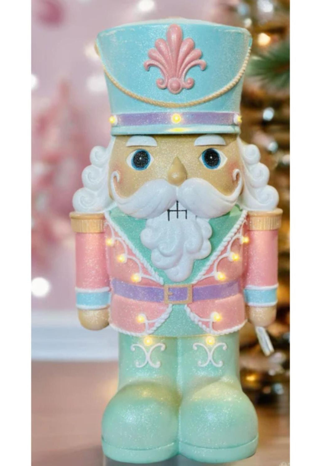 24" Pastel LED Nutcracker