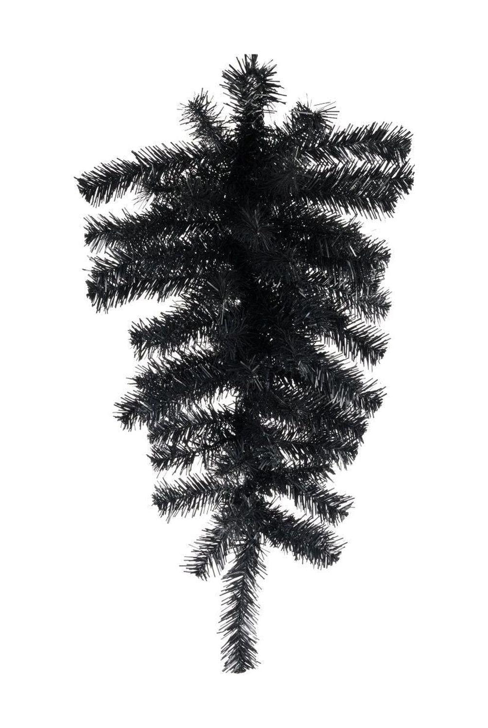 24" Pine Teardrop Swag, 55 Tips: Black