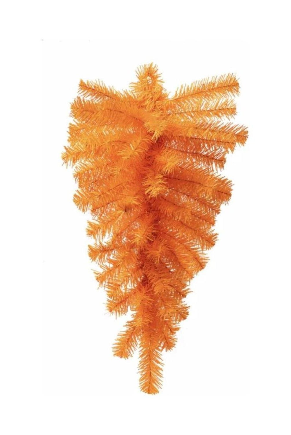 24" Pine Teardrop Swag, 55 Tips: Orange