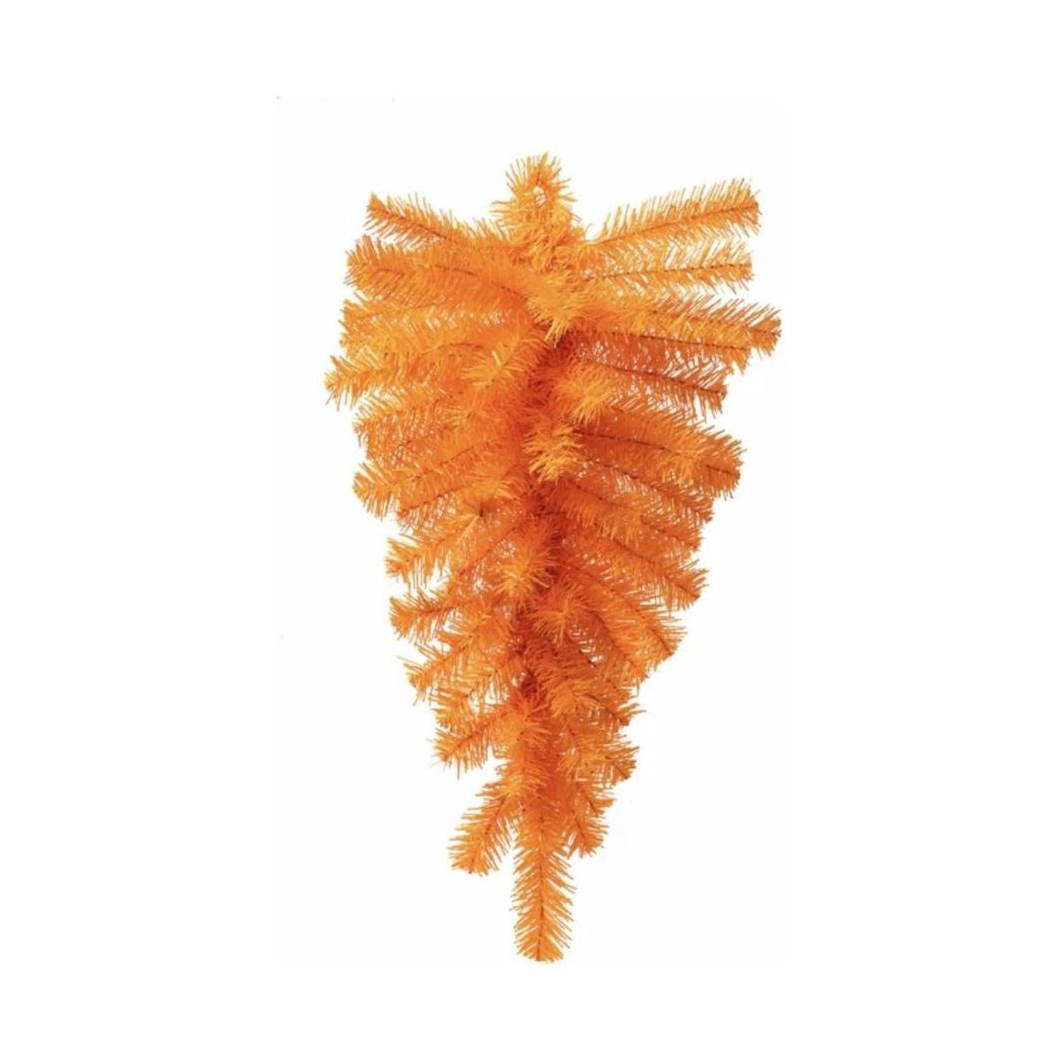 24" Pine Teardrop Swag, 55 Tips: Orange