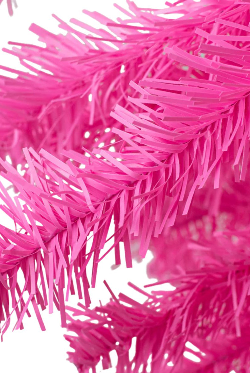 Shop For 24" Pine Teardrop Swag, 55 Tips: Pink