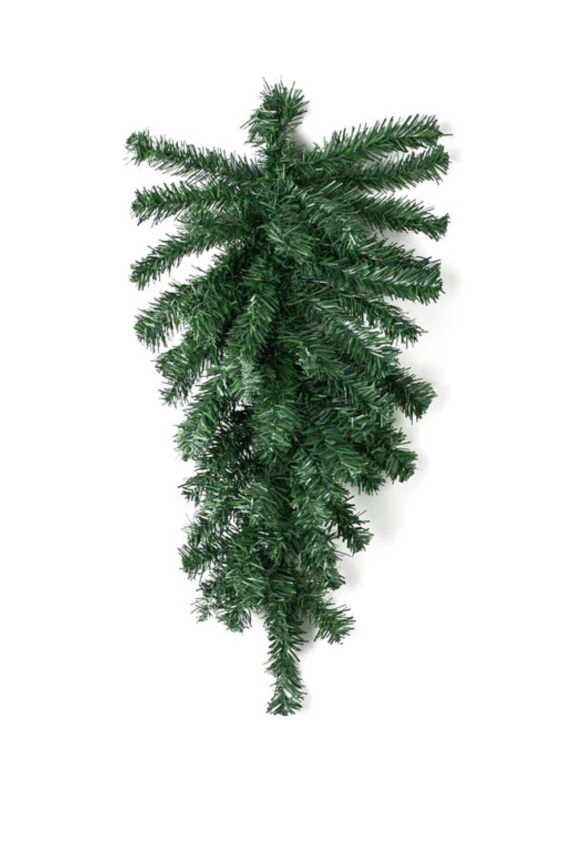 Shop For 24" Pine Teardrop Swag, 55 Tips: Two - Tone Green