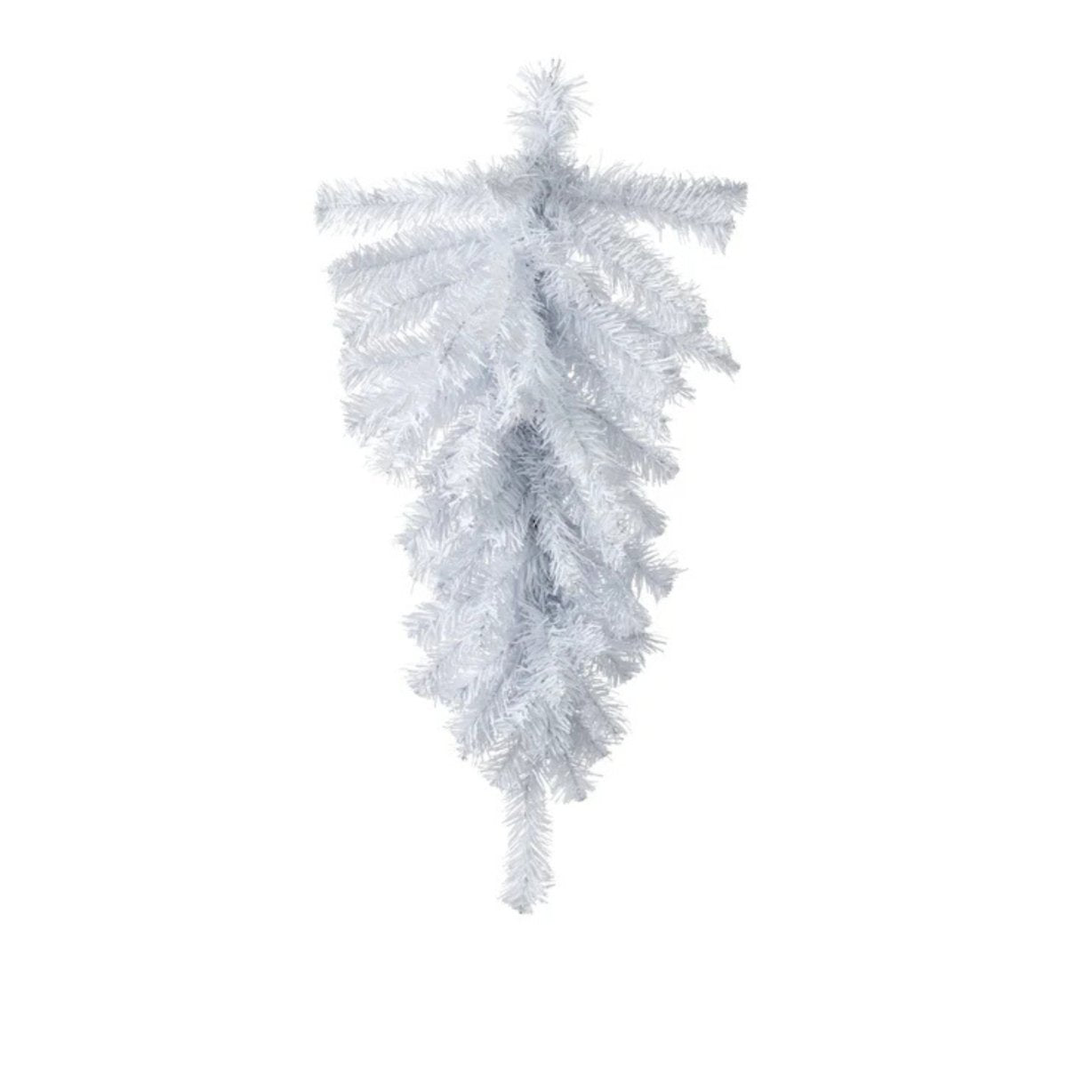Shop For 24" Pine Teardrop Swag, 55 Tips: White