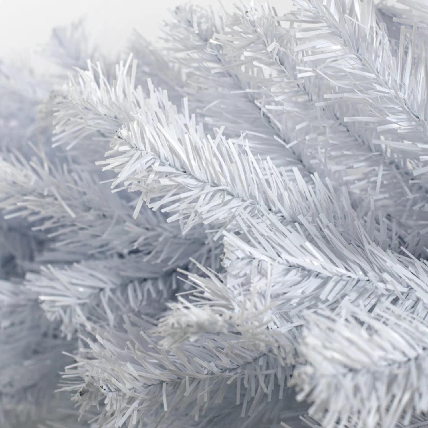 24" Pine Teardrop Swag, 55 Tips: White