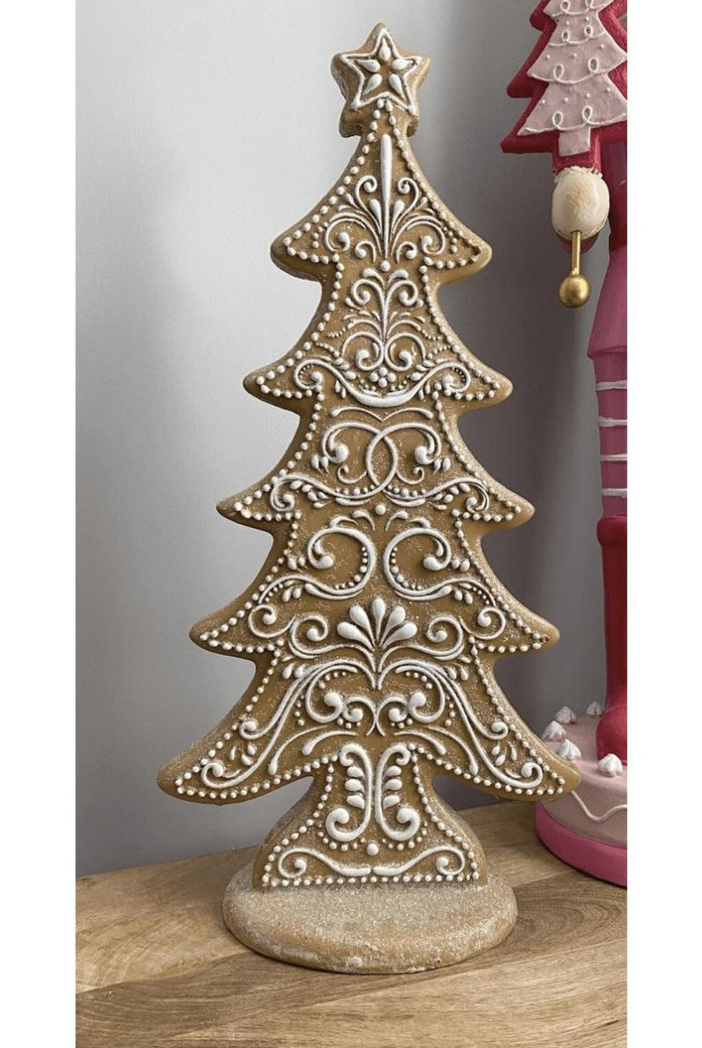 24" Resin Gingerbread Tree