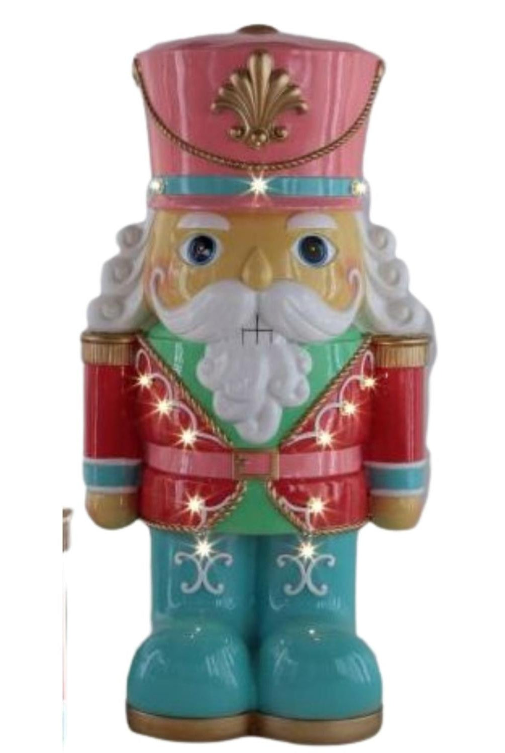 24" Retro Pastel LED Nutcracker